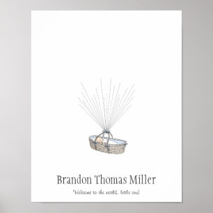 Balão de Impressão Digital Nova - Azul