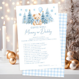Balão de Urso de Inverno ou Jogo de Pai