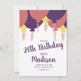 Balão Flutuante Desenhado À Mão Qualquer Convite À