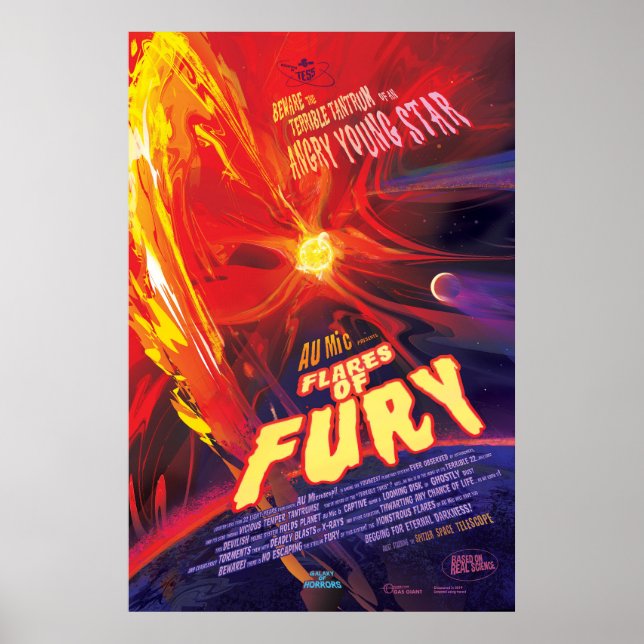Balas De Poster De Fury, Au Microscopii. (Frente)