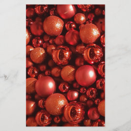 Balas Vermelhas de decoração de Natal