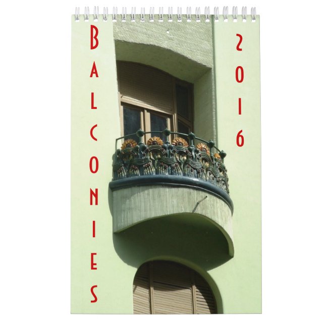 Balcões - calendário - 2016 (Capa)