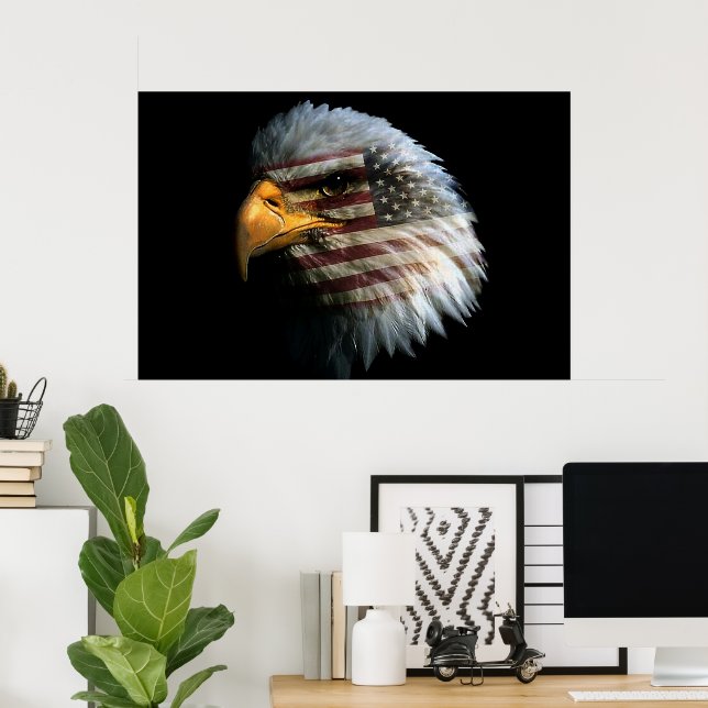 Bald Eagle 4 De Julho poster 6 (Escritório em casa)