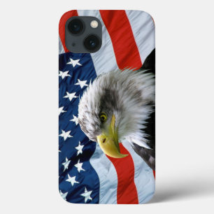 Bald Eagle American Flag
