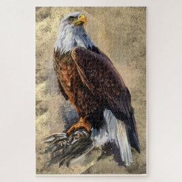 Bald Eagle Painting Quebra-cabeça
