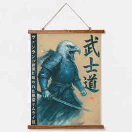 Bald Eagle Samurai Warrior - Estilo de Tinta Japon