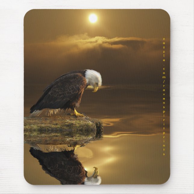 BALD EAGLE & SUNLIGHT Mousepad (Frente)