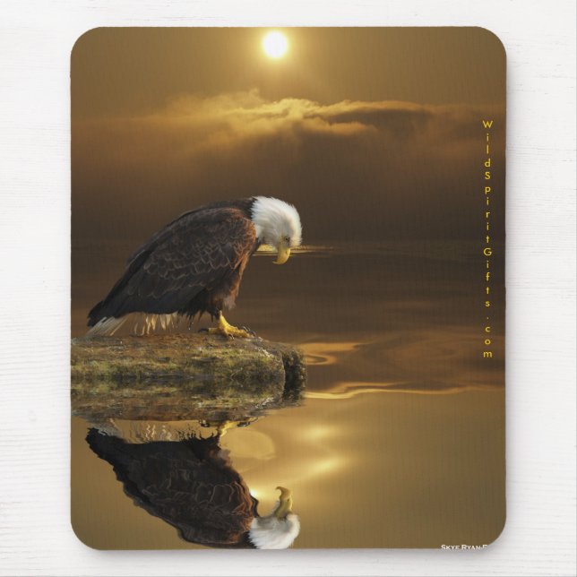 BALD EAGLE & SUNLIGHT Mousepad (Frente)