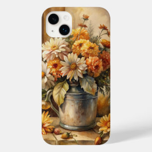Balde com Floral de Outono