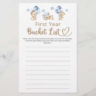 Balde de Chá de fraldas de Garoto de Bebê de Teddy