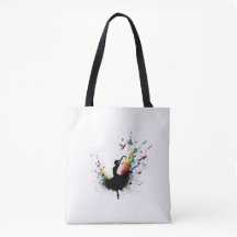 Balé Dance Sports Tote Bag - Elegante Woma Ativo
