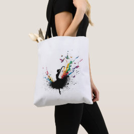 Balé Dance Sports Tote Bag - Elegante Woma Ativo