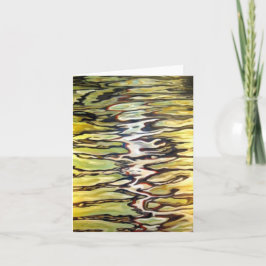 Balé de água - cartão de nota