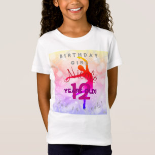 Balé de aniversário feliz da moça T-Shirt HAMbyWG