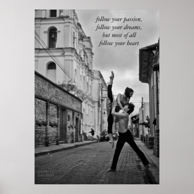 Balé de dança Poster por Gabriel Davalos (Frente)