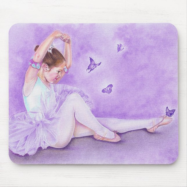 Balé de Papillon Mousepad (Frente)
