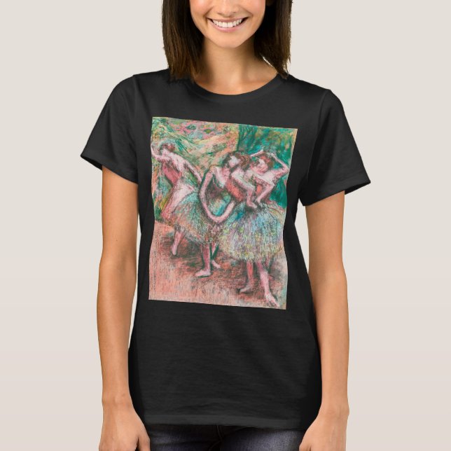 Balé Edgar Degas Cena Impressionista T-Shirt (Frente)