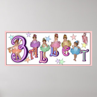 Balé - Impressão (Fundo branco)