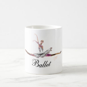 Balé Jete grandioso com a caneca do "balé"