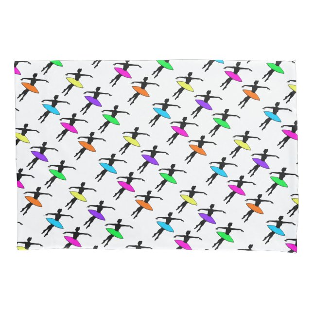 Balé Neon Tutu Ballerina Ponteiro Dance Silhouette (Frente)