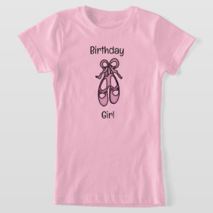 Balé Slippers Birthday Girl T-Shirt