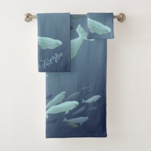 Baleia Beluga, Baleias, Baleias, Toalhas de Banhei