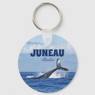 Baleia Cena de Juneau Alaska Chaveiro Gift