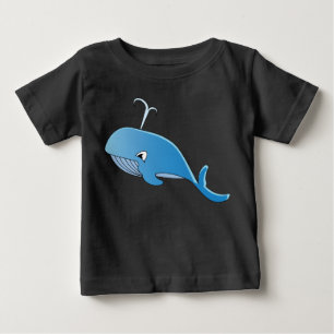 Baleia - de Camiseta Baby Fine Jersey