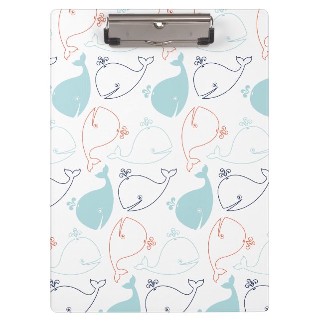 Baleia de um momento! Prancheta (Frente)