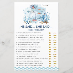 Baleia Náutica Azul Disse Que Disse Jogo