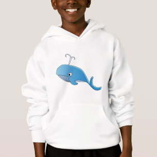 Baleia - Pullover Hoodie de Crianças