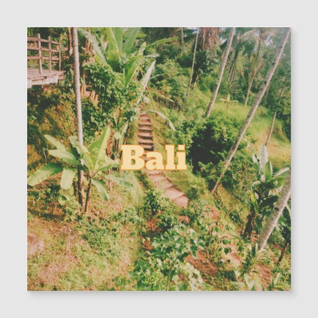 Bali Souvenir Flexible Photo Magnet (Frente)
