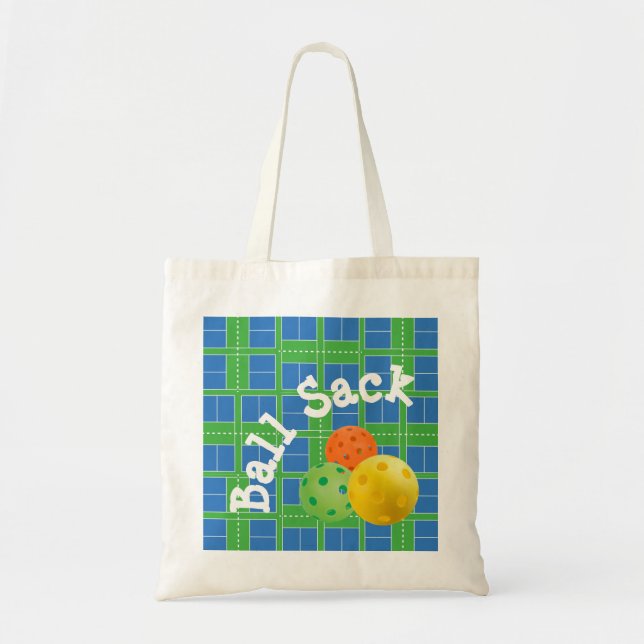 Ball Sack for Picklebolas - Ba Bolsa azul e verde (Frente)