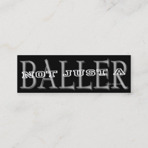 Baller - cartão pessoal dos meios sociais