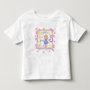 Ballerina 5 camisetas de aniversário e presentes