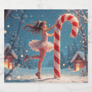 Ballerina Anime Girl & Candy Cane Christmas