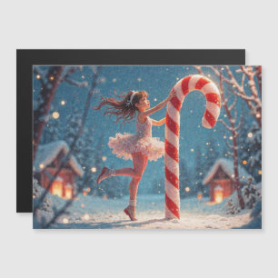 Ballerina Anime Girl & Candy Cane Christmas