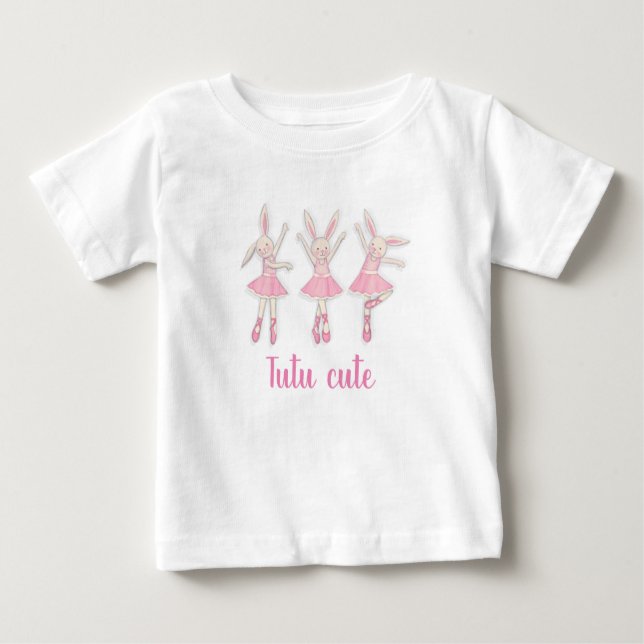 Ballerina bunnies tutu T - Camisa (Frente)