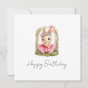 Ballerina Bunny Fofa Personalizada Aniversário Men