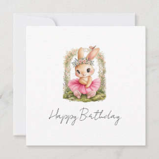 Ballerina Bunny Fofa Personalizada Aniversário Men