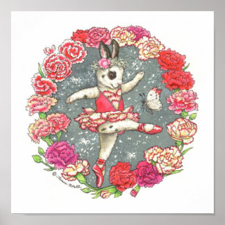Ballerina Bunny Impressão