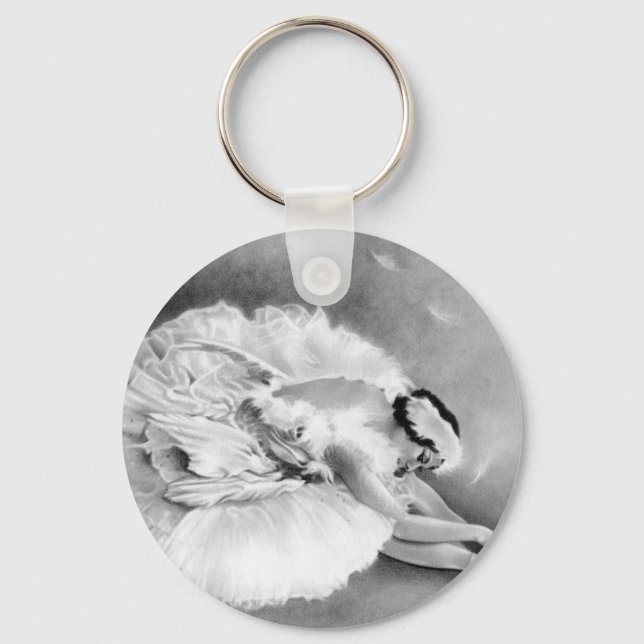 Ballerina Dying Swan Chaveiro (Frente)