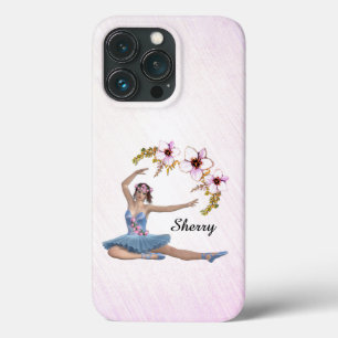Ballerina em nome pessoal azul a rosa