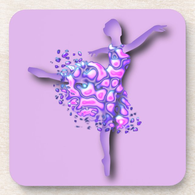 Ballerina Porta copos Roxa Dançarina Balé Roxa (Frente)