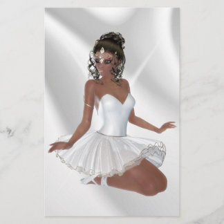 Ballerina, um belo afro-americano