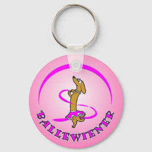 Ballewiener Dachshund Themed Chaveiro