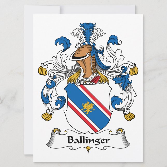 Ballinger Family Crest (Frente)