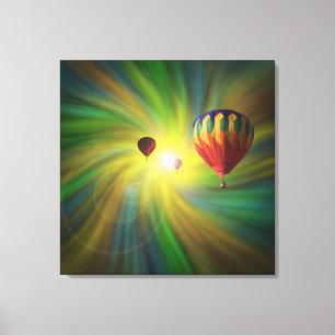 Ballooning em canvas do Vortex da fantasia