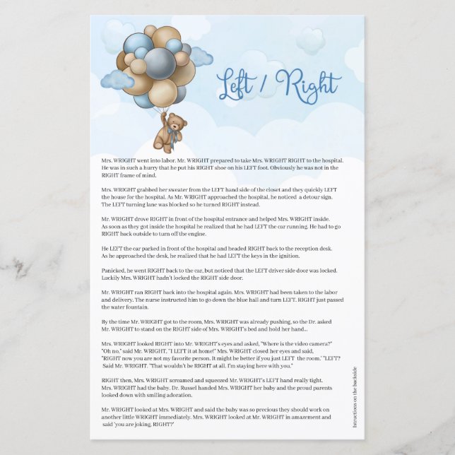 Balões castanhos-do-urso azul-bege-claro à esquerd (Frente)