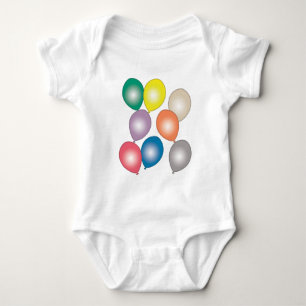 Balões Coloridos Camisas Bebidas